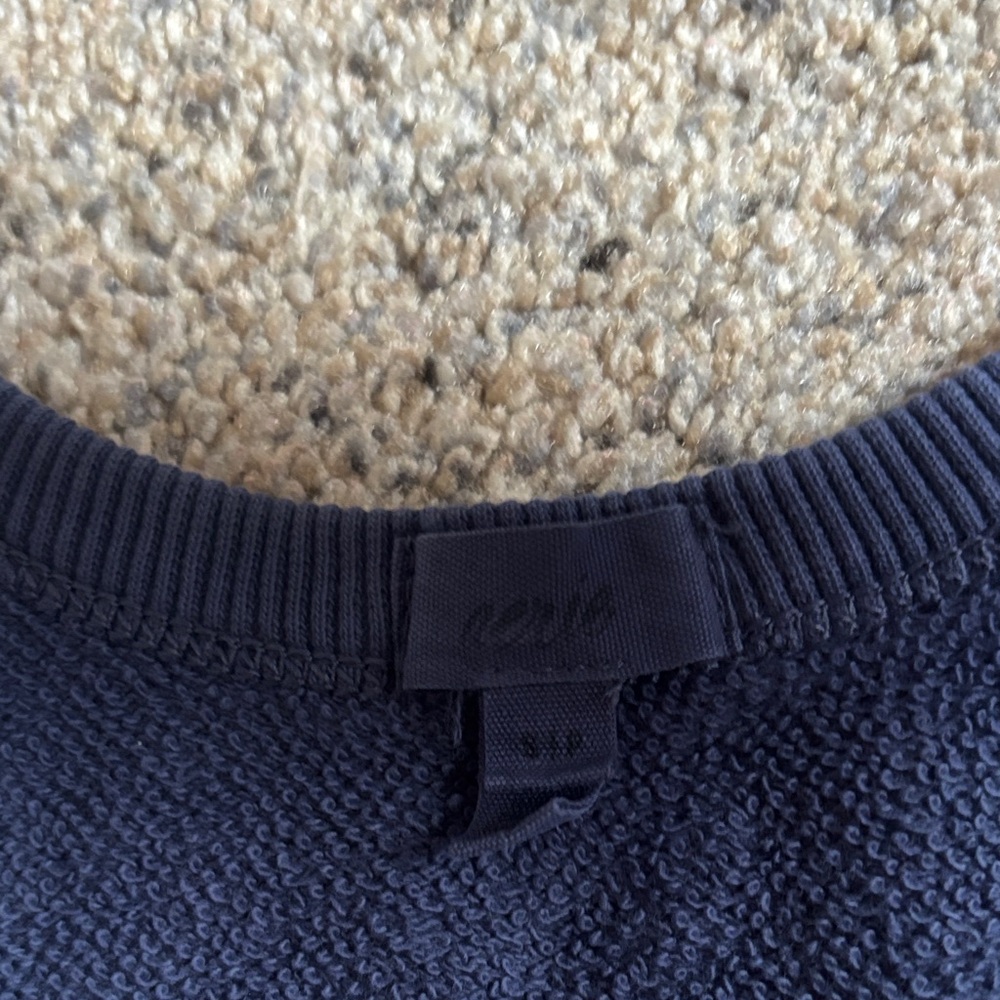 Aerie Dark Blue Textured Sweater - Picture 2 of 3